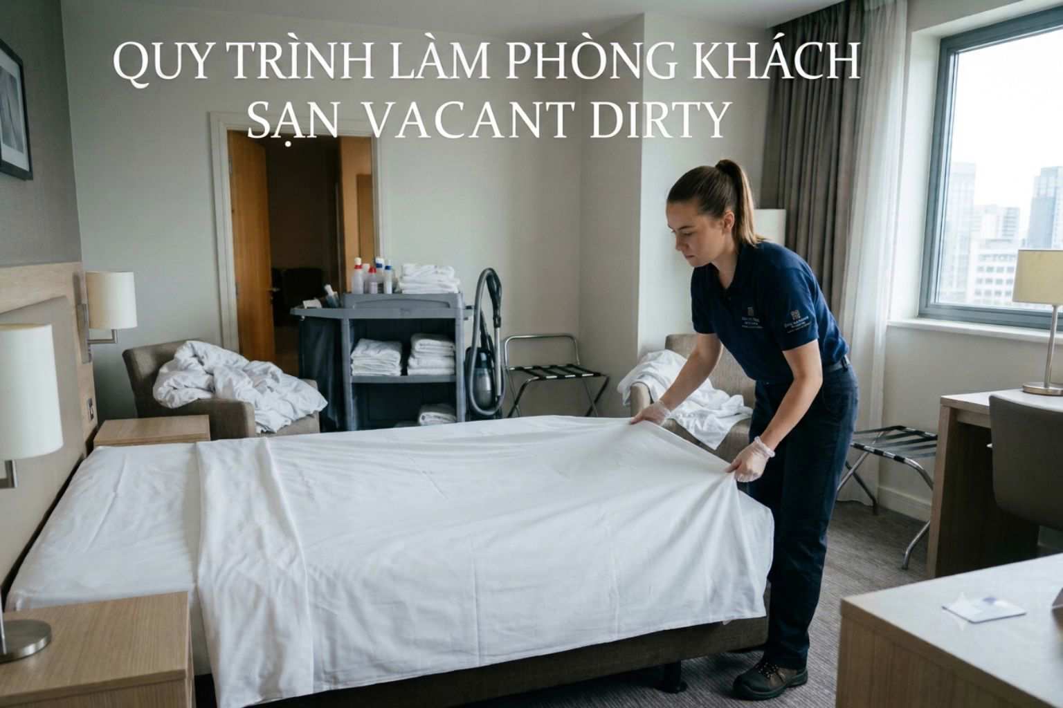 Quy trình làm phòng khách sạn Vacant Dirty: Hướng dẫn chi tiết